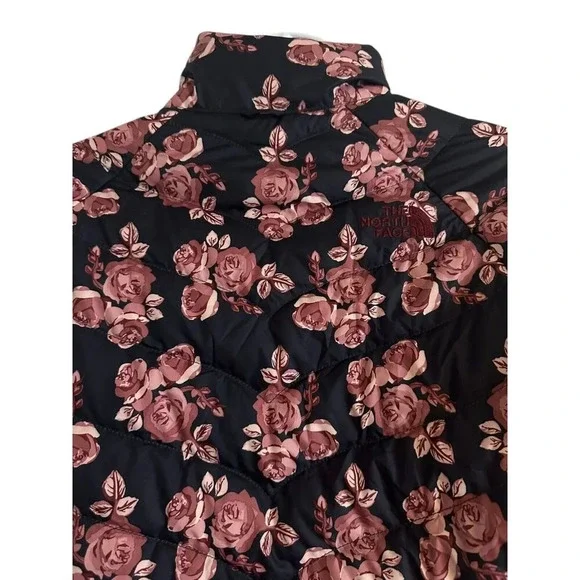 The North Face Women's Flare Down Jacket Urban Navy Floral Print Sz SP $160 - Picture 4 of 15